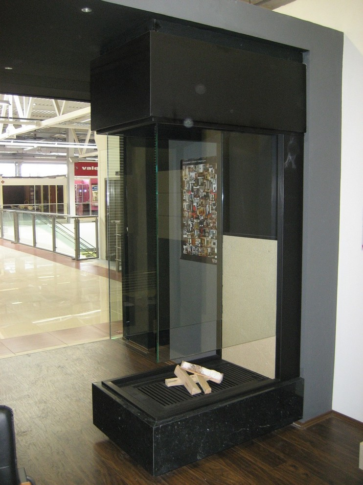 Two face fireplace