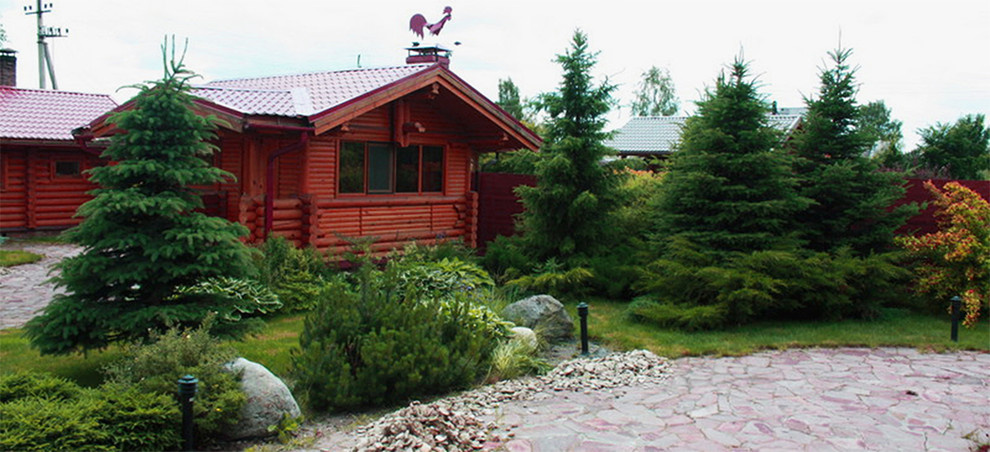 Ландшафтный дизайн в стиле кантри в Завидово.