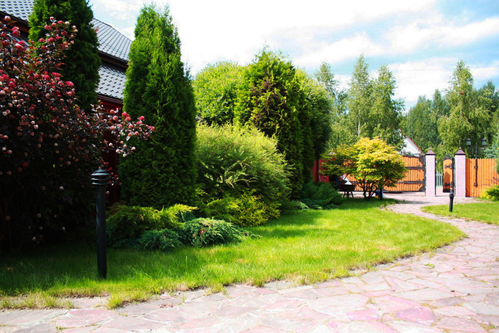 Фото сад в стиле кантри в Завидово.