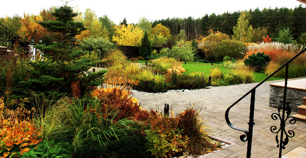 Ландшафтный дизайн - сад осенью