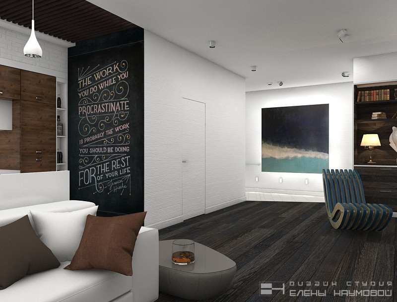 Проект 01| Квартира для молодого человека | общая площадь 80 кв.м.