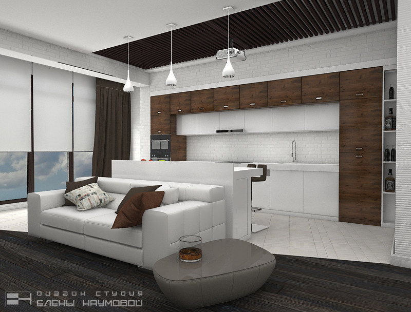 Проект 01| Квартира для молодого человека | общая площадь 80 кв.м.