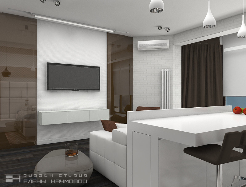 Проект 01| Квартира для молодого человека | общая площадь 80 кв.м.