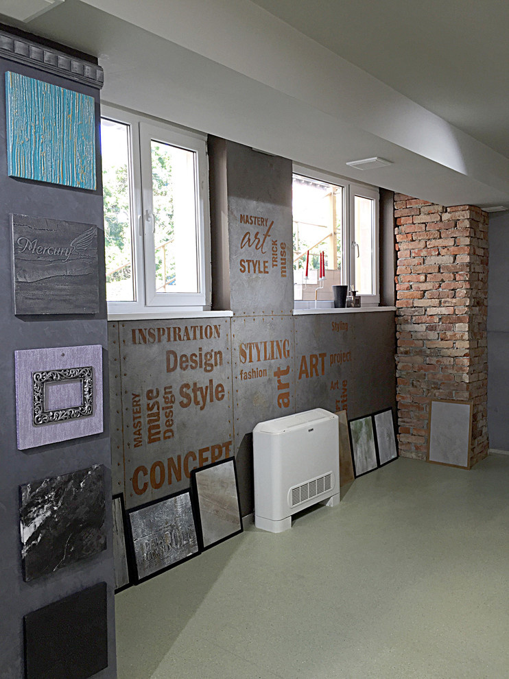 интерьер салона декоративных штукатурок