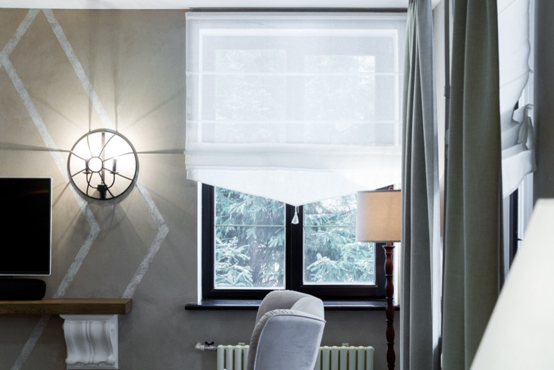 Портфолио: римские шторы