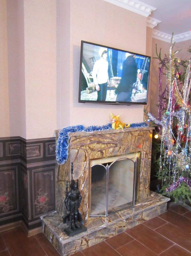 Камин мраморный