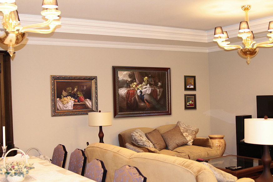 Работы Дмитрия Севрюкова в интерьерах заказчиков