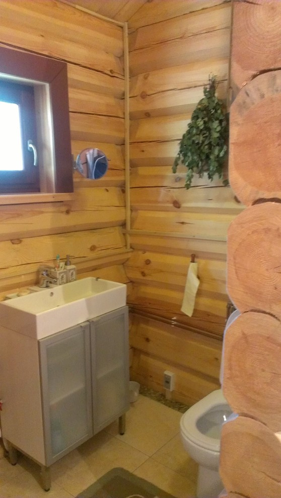 Проект бани из лафета