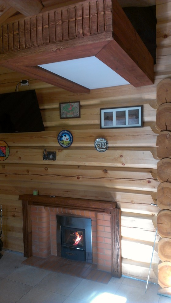 Проект бани из лафета