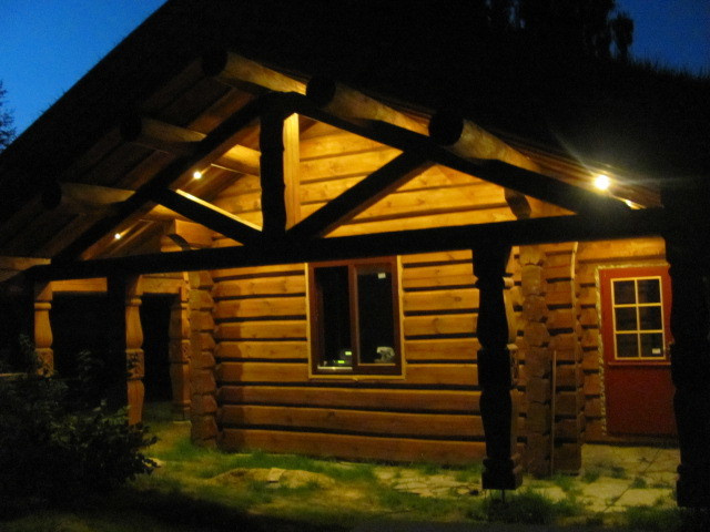 Проект бани из лафета