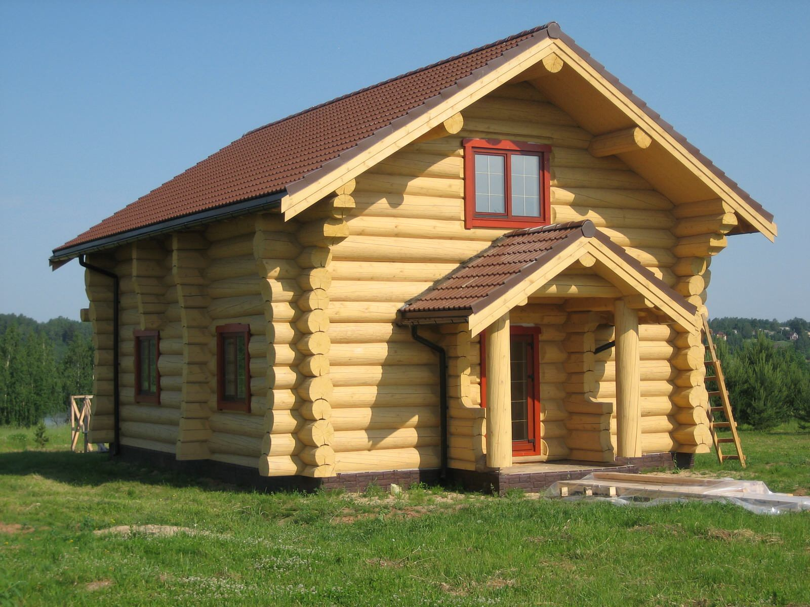 Дом из круглого бревна