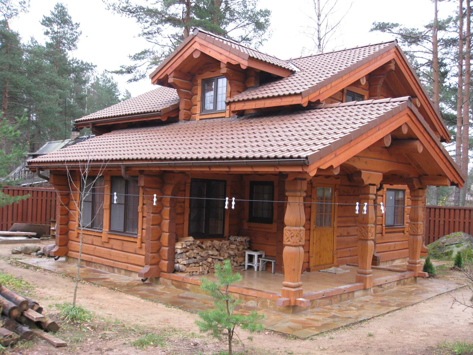 Дом из лафета