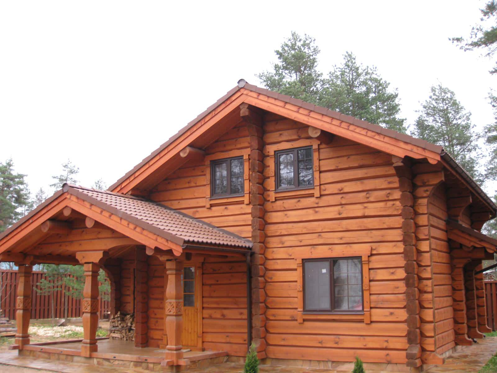 Дом из лафета