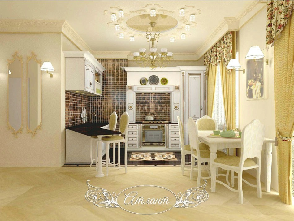 Дизайн-проект квартиры в Неоклассике