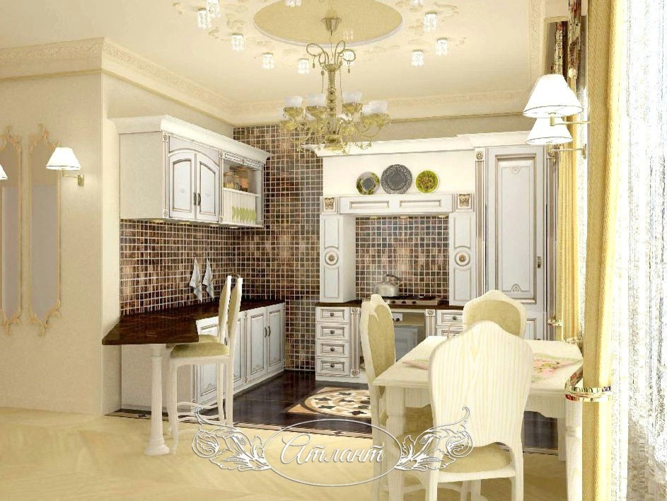 Дизайн-проект квартиры в Неоклассике