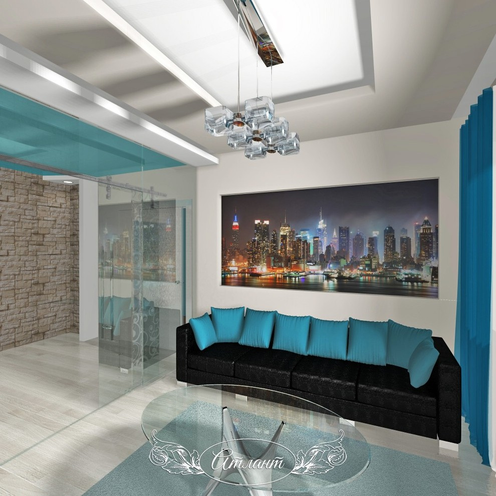 Дизайн квартиры для молодоженов в современном стиле в Иркутске