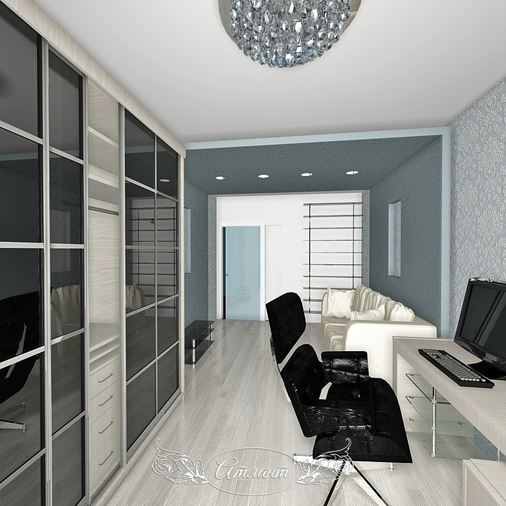 Дизайн квартиры для молодоженов в современном стиле в Иркутске