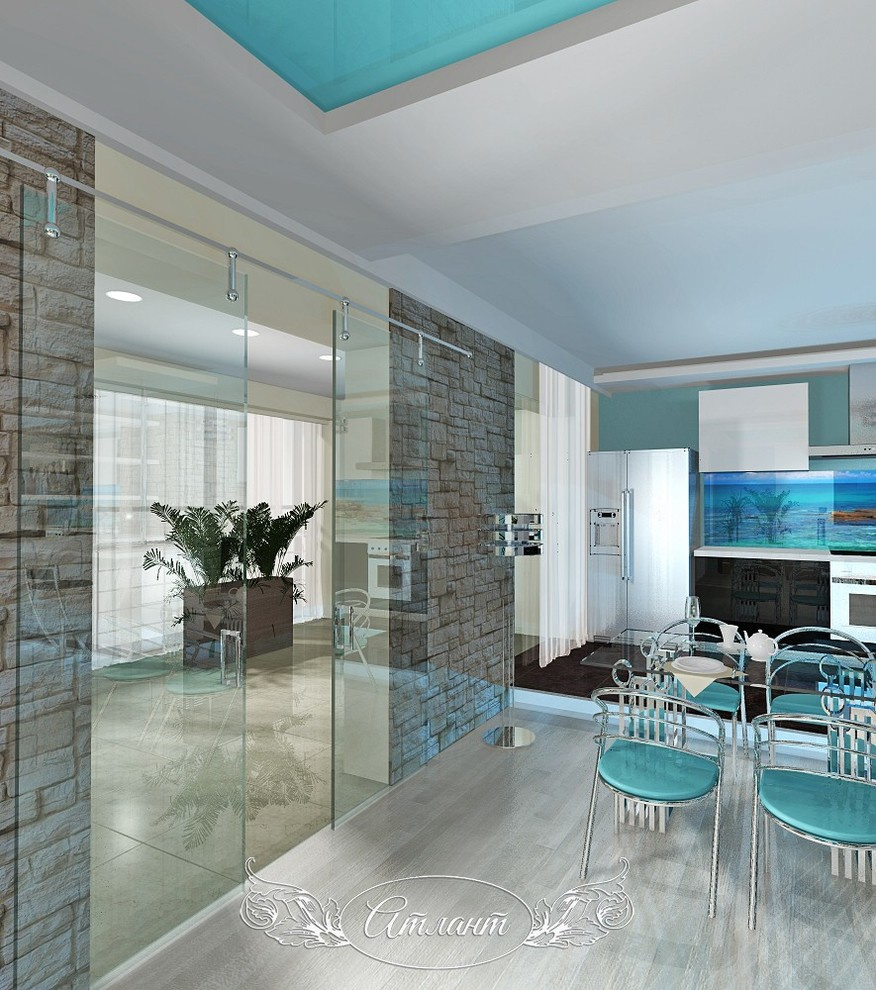 Дизайн квартиры для молодоженов в современном стиле в Иркутске