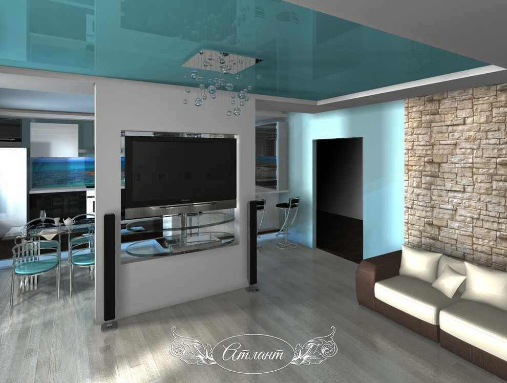 Дизайн квартиры для молодоженов в современном стиле в Иркутске