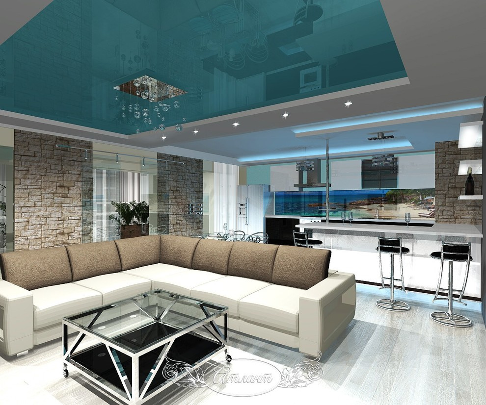 Дизайн квартиры для молодоженов в современном стиле в Иркутске