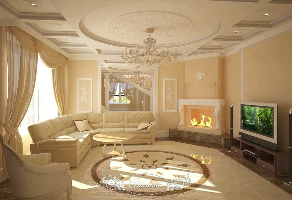 Дизайн проект коотеджа в классическом стиле