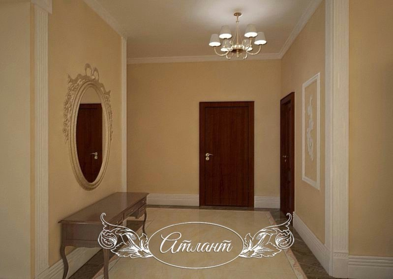 Дизайн проект коотеджа в классическом стиле