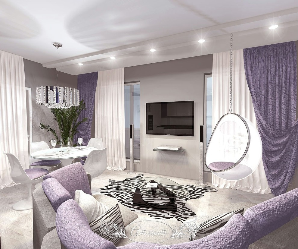 Дизайн интерьера квартиры для женщины с ребенком. Иркутск