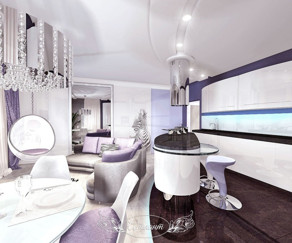 Дизайн интерьера квартиры для женщины с ребенком. Иркутск