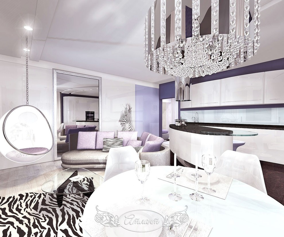 Дизайн интерьера квартиры для женщины с ребенком. Иркутск