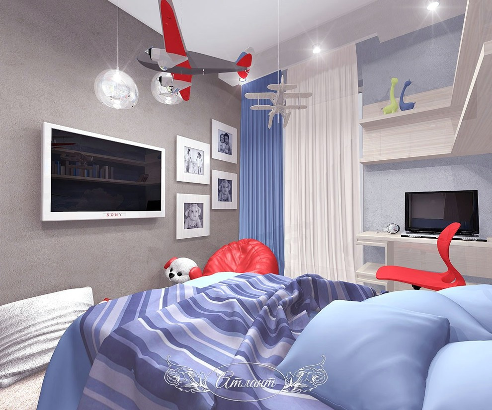 Обложка проекта: Дизайн интерьера квартиры для женщины с ребенком. Иркутск