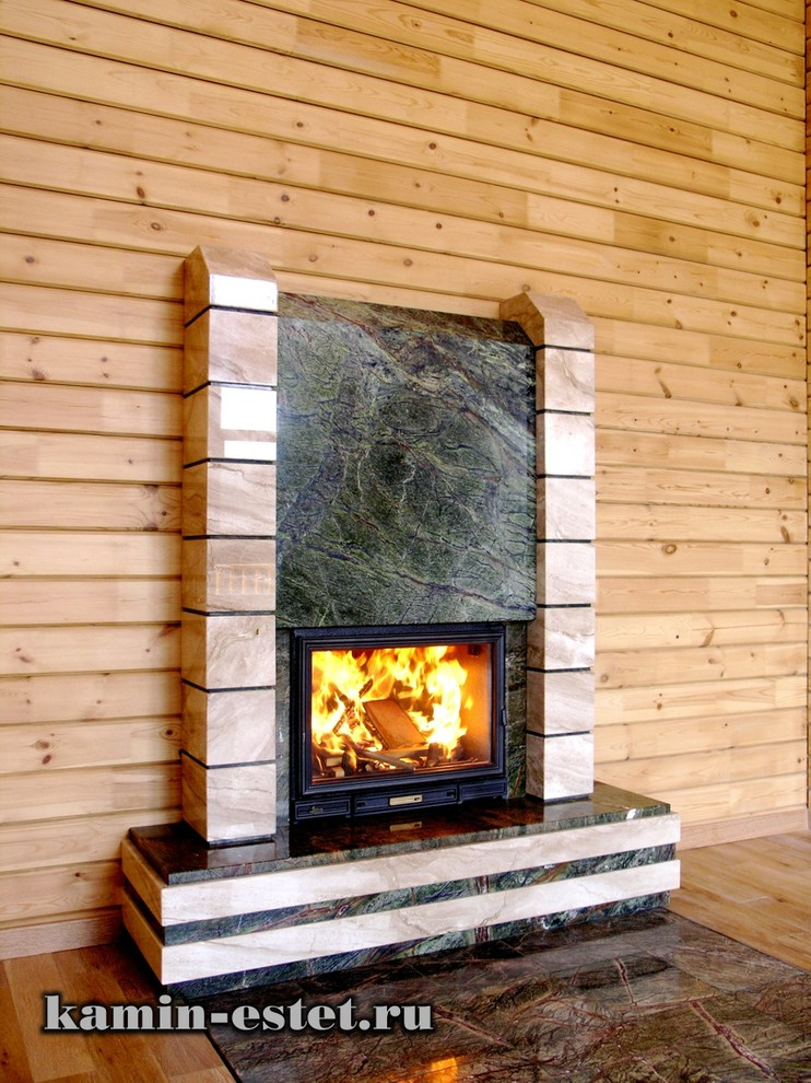 Камины из мрамора