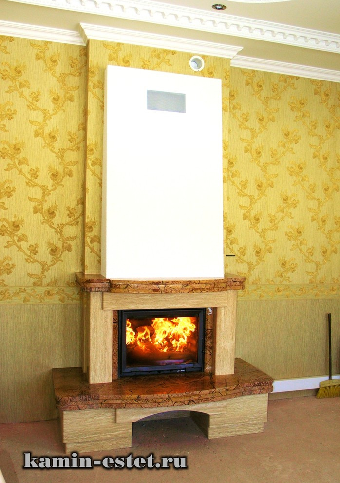 Камины из мрамора