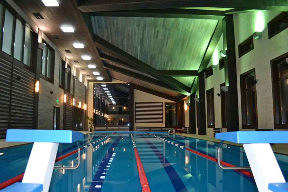 Обложка проекта: Плавательный бассейн на территории туристического комплекса "Алтай-Resort"