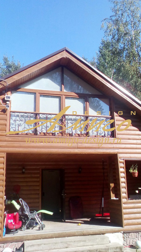 Шторы плиссе для загородного дома