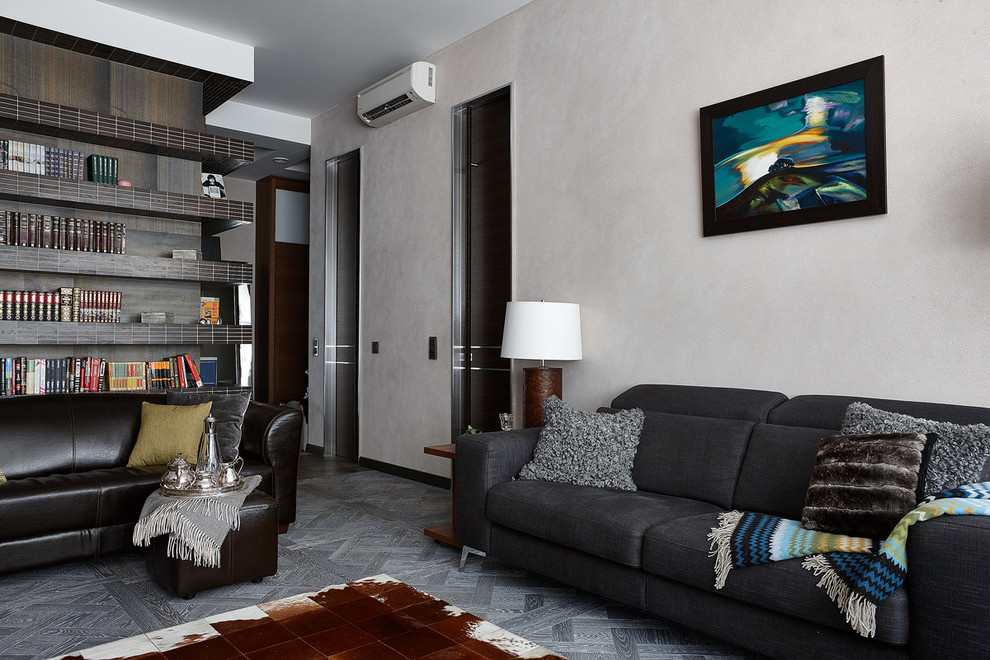 Вид из гостиной на коридор