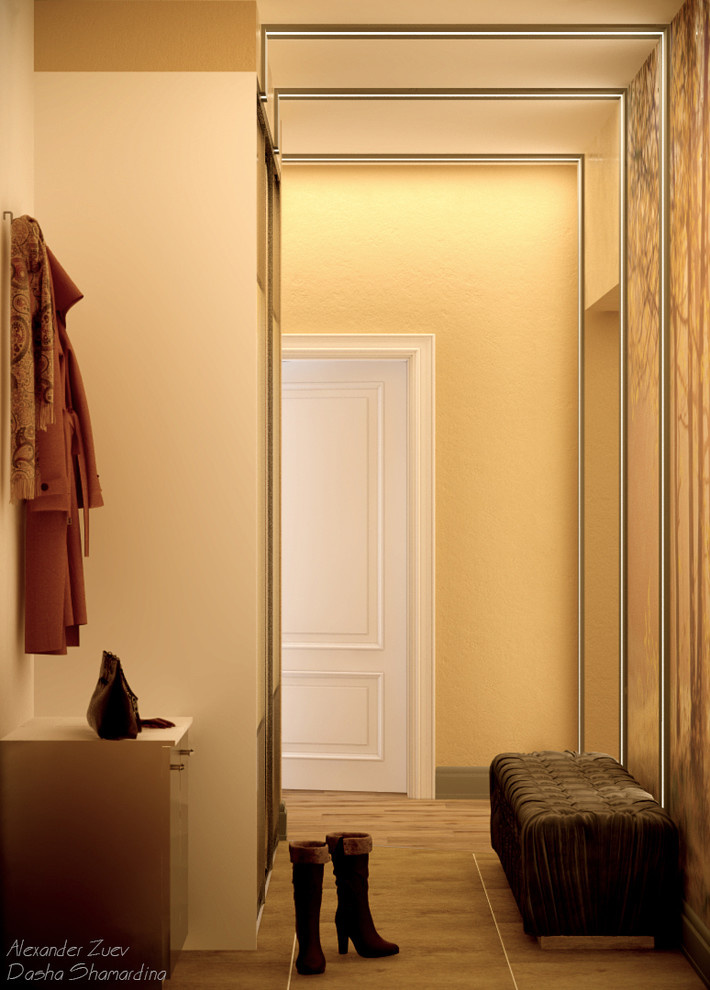 Дизайн прихожей в ЖК "Каскад"