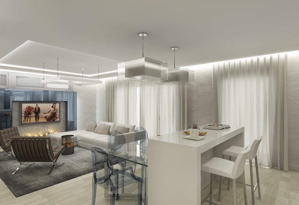 Deep Blue Sea Interior Apartment