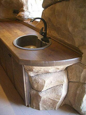 Скалы, гроты, водопады, малые архитектурные формы.