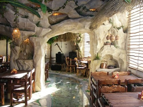 Скалы, гроты, водопады, малые архитектурные формы.