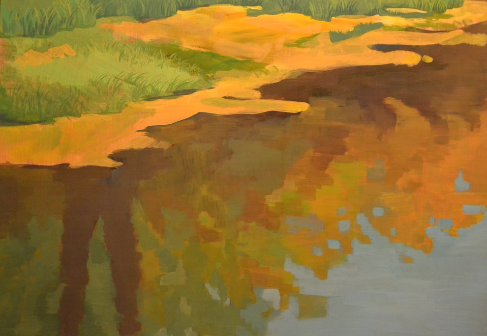 Роспись шкафов. Фрагмент.