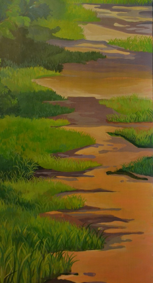 Роспись шкафов. Фрагмент.