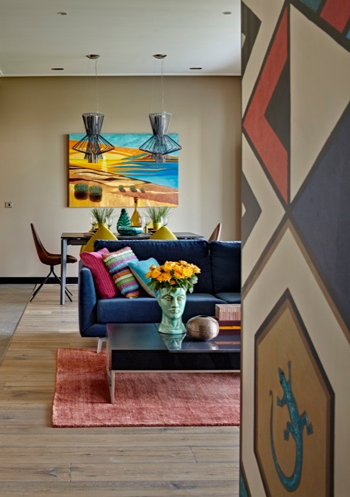 Апартаменты в Москве от Юлии Косовой и Марины Корельской с мебелью BoConcept