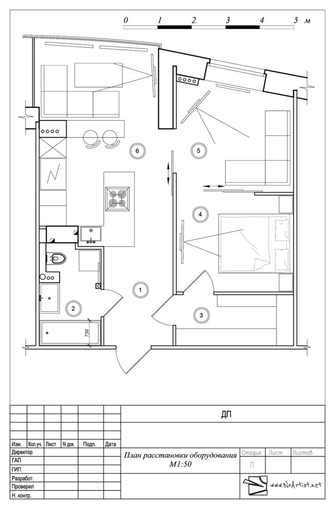 Лыжный пер. Квартира 58.3 м²