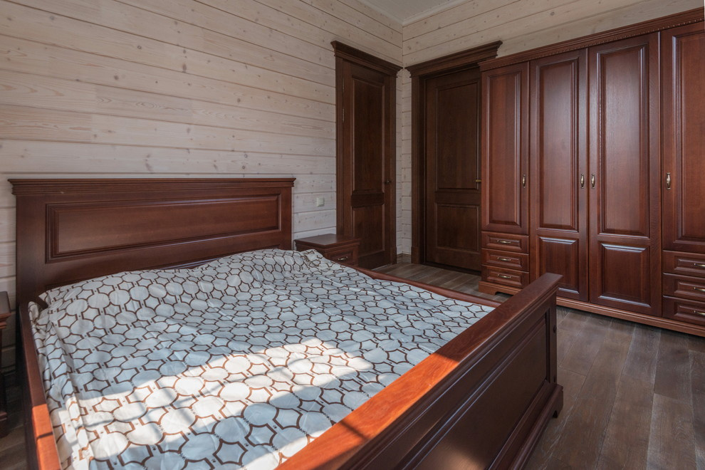 Дом из клееного бруса по индивидуальному проекту в д.Жабкино