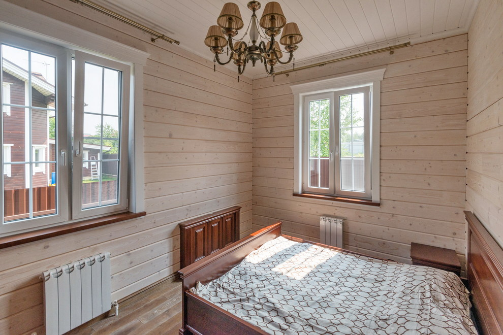 Дом из клееного бруса по индивидуальному проекту в д.Жабкино