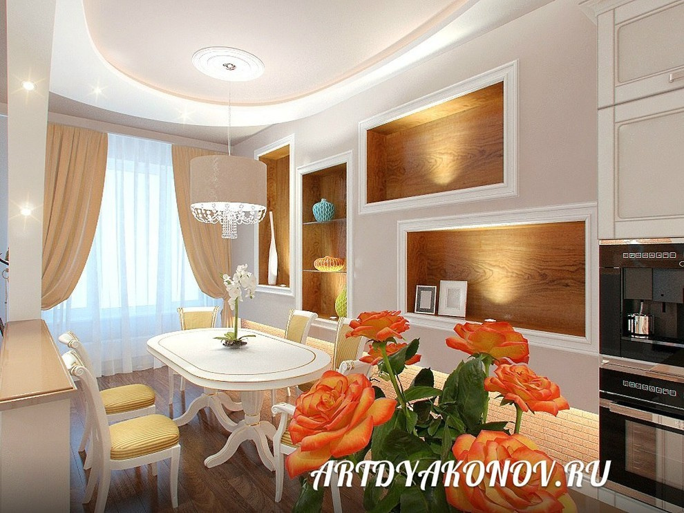 Интерьер квартиры Петергофское шоссе 160м.кв