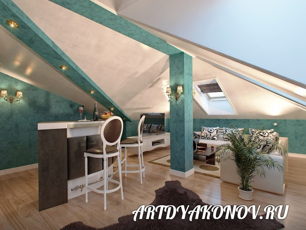 Интерьер коттеджа Репино 260 кв.метров