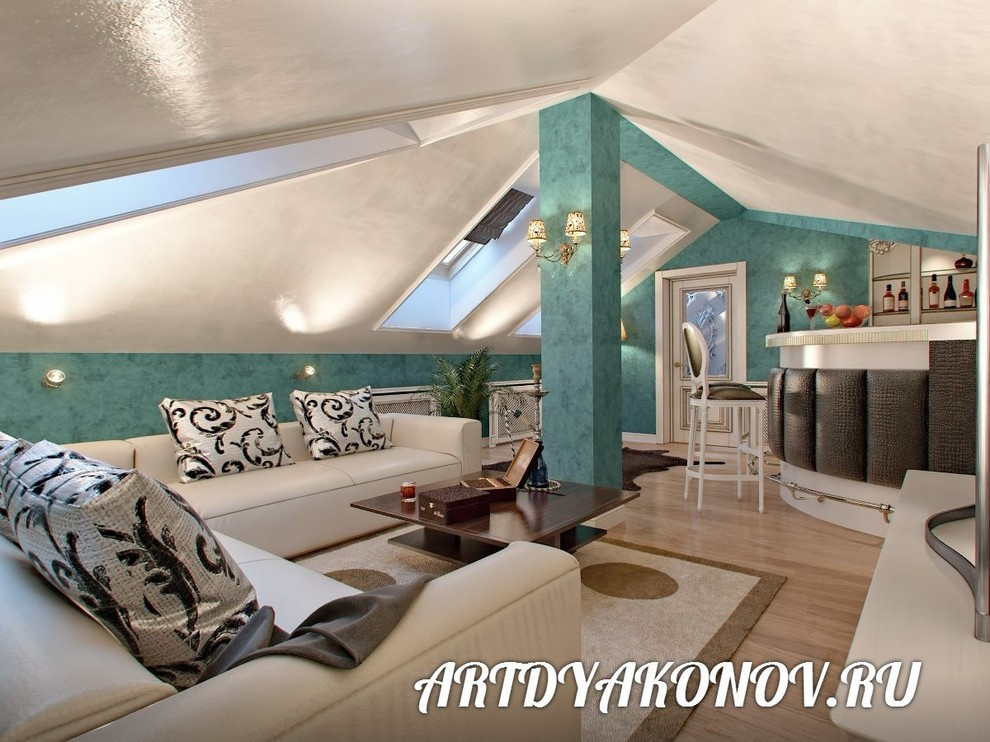 Интерьер коттеджа Репино 260 кв.метров