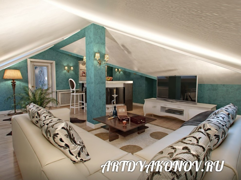 Интерьер коттеджа Репино 260 кв.метров