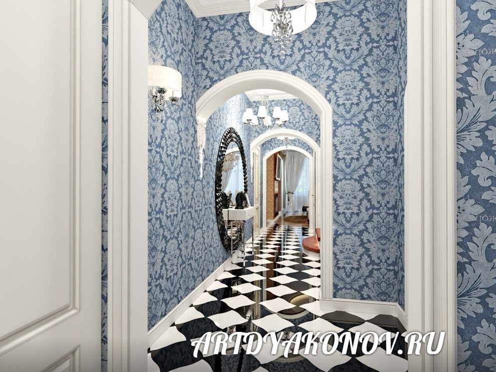 Интерьер коттеджа Репино 260 кв.метров